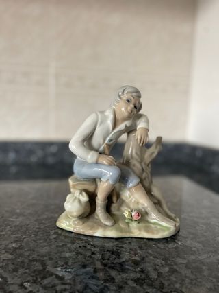 Figura porcelana pastor Lladró