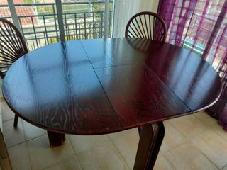 Mesa Comedor 4 Sillas Ratan