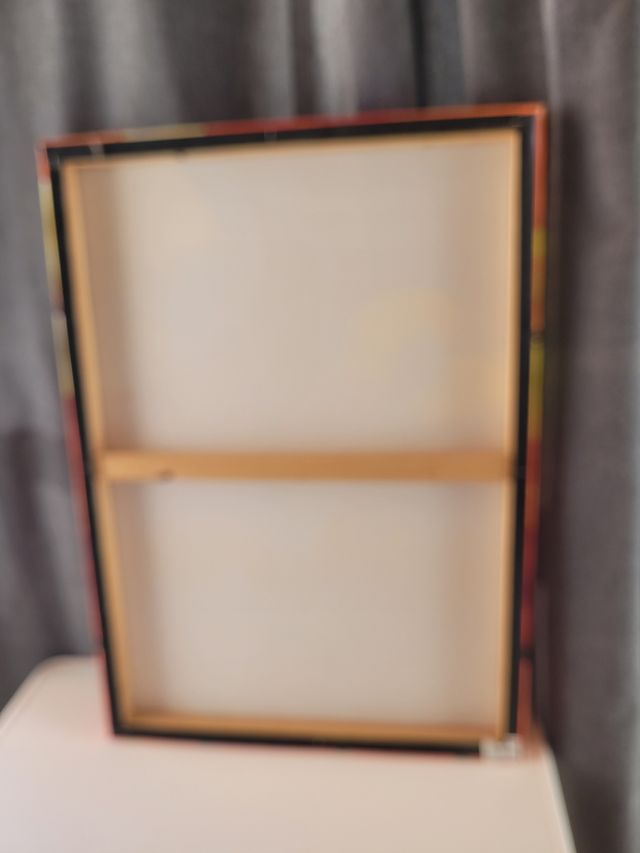 Cuadro flores rojas amarillas