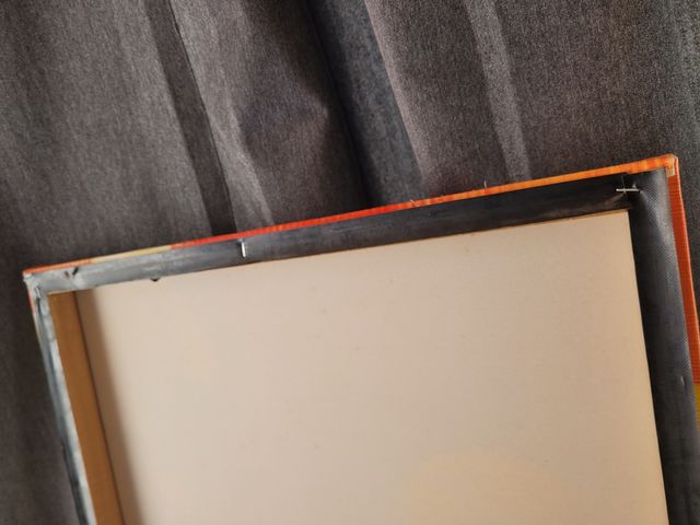 Cuadro flores rojas amarillas