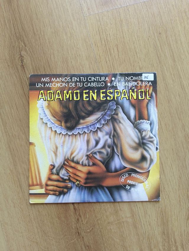 Vinilo Adamo: Mis manos en tu cintura