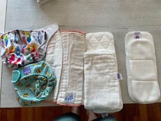 Pañales reutilizables +insertos
