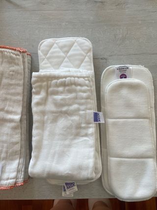 Pañales reutilizables +insertos