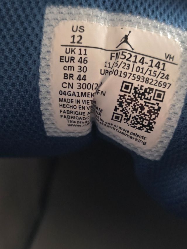 Zapatillas Nike Jordan 1 - Talla 46