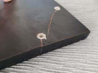 Escritorio esquina negro - L