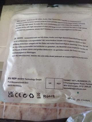 Cable HDMI BENFEI nuevo