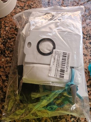 Recambios Conga: filtros, cepillos. NUEVO.