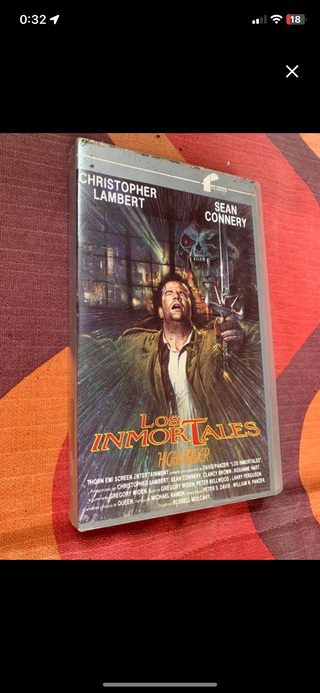 VHS Los Inmortales - Connery & Lambert
