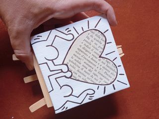 Mini tela Keith Haring regalo