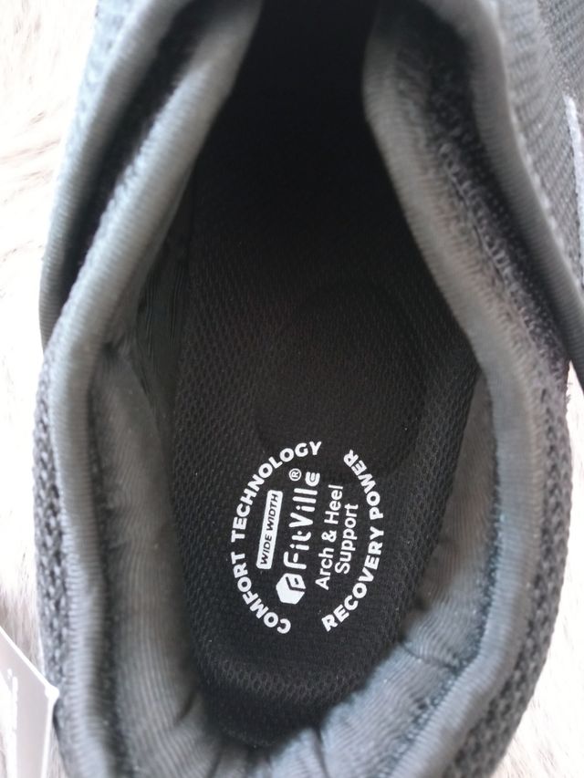 Zapatillas FitVille cómodas pies delicados, 38,5