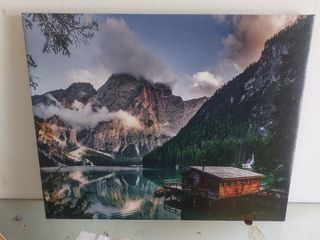 Quadro Lago di Braies