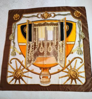 Hermès foulard vintage anni '60, modello Coach