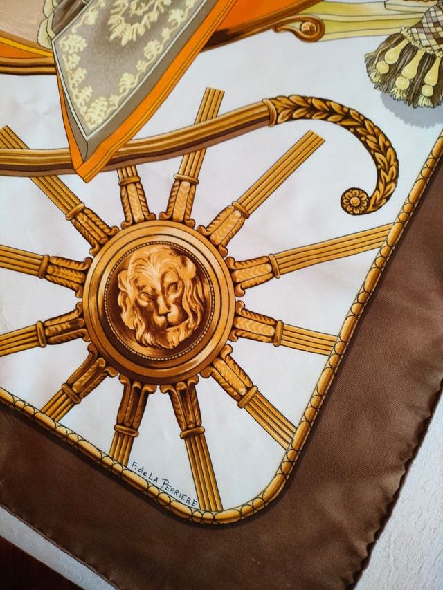 Hermès foulard vintage anni '60, modello Coach