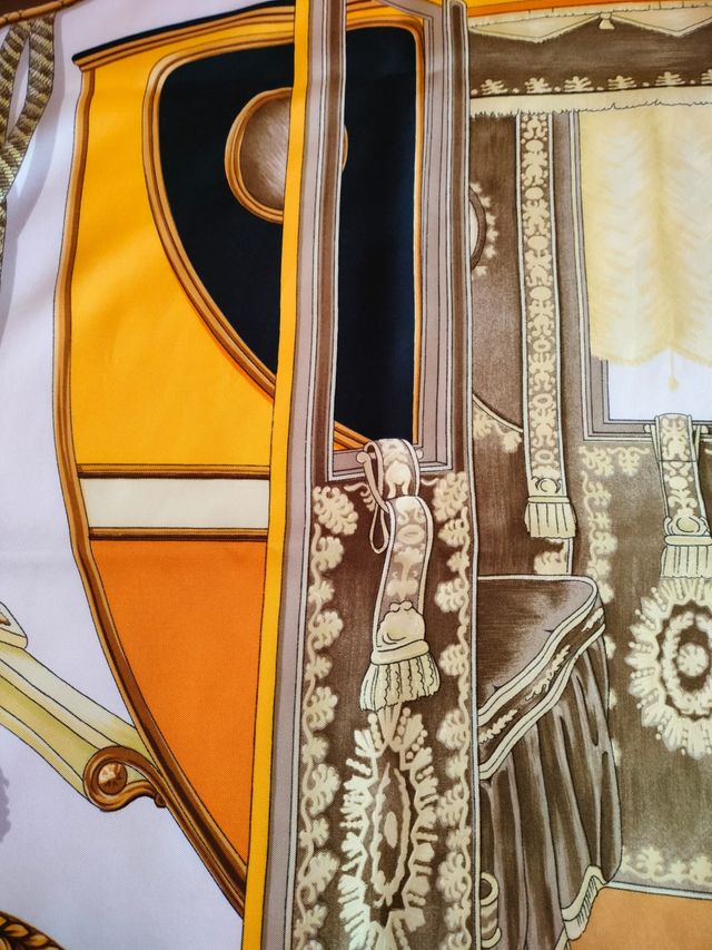 Hermès foulard vintage anni '60, modello Coach