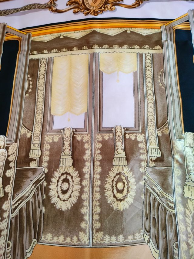 Hermès foulard vintage anni '60, modello Coach