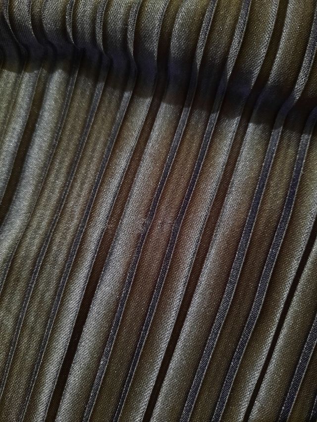 Vestido plisado Mango negro