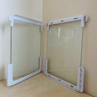 2 Estantantes cristal frigo Teka NF1650