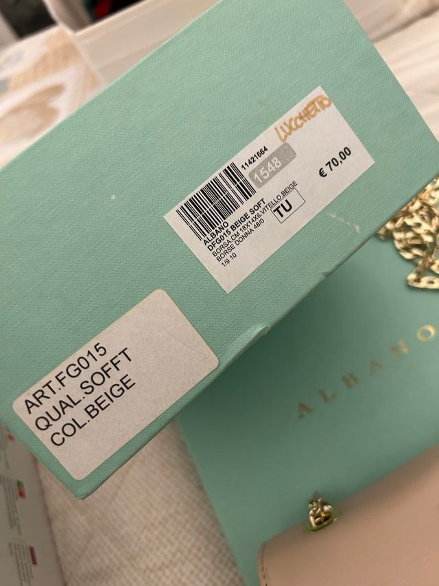 Borsa Albano beige - Pochette