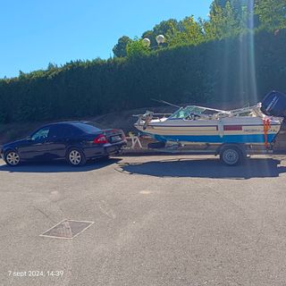 Lancha recreo - sin motor con remolque 
