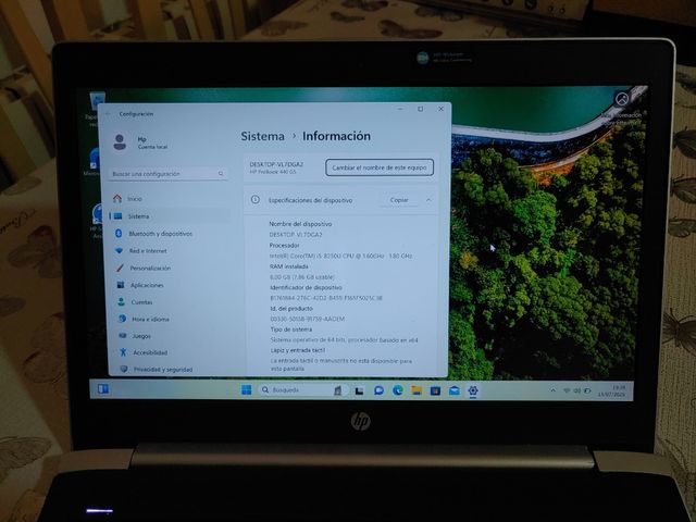 HP Probook 440 G5 i5-8200,8gb.256ssd