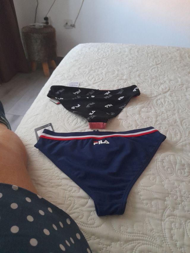 Bikinis Fila talla XS - Azul y Rosa