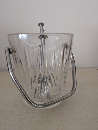 Cubitera cristal con batidor