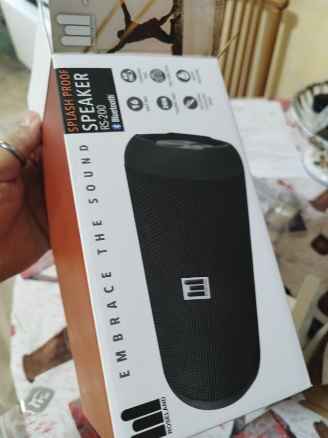 Rossland Speaker Bluetooth Nero IPX5

