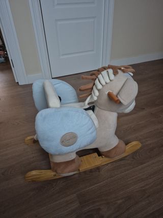 Balancín de madera vaca Rigolo
