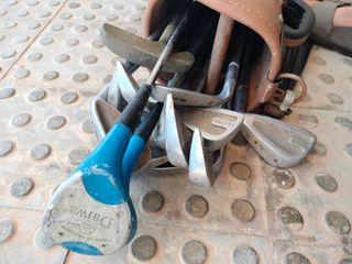 Juego Palos Golf Vintage + Funda