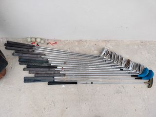 Juego Palos Golf Vintage + Funda