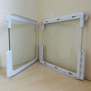 2 Estantes pequeños cristal frigo Teka NF1650