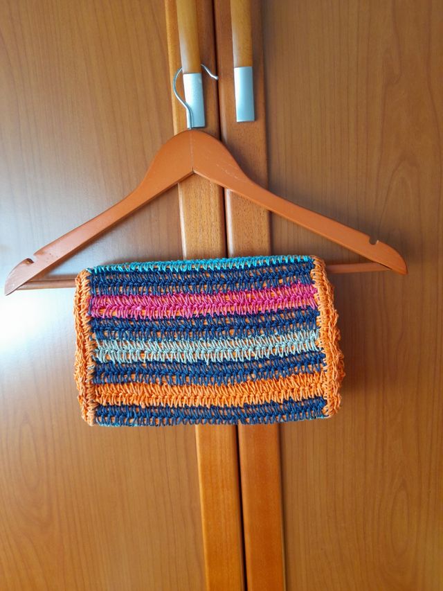 Bolso crochet multicolor verano