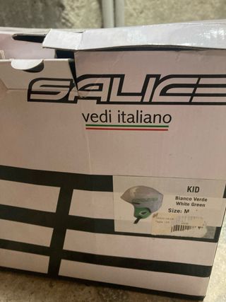 Casco Sci Salice Kid M Bianco Verde