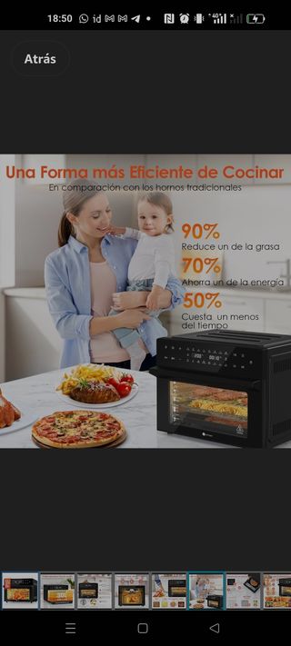 Horno freidora de aire XXL