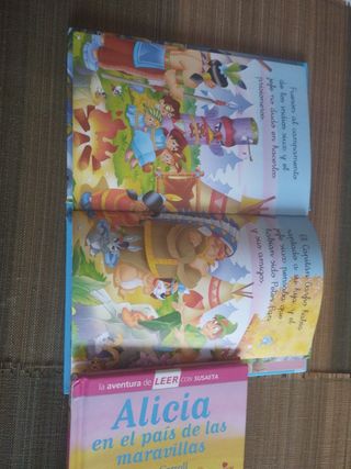 Lote 4 libros  Peter Pan, Alicia, La vuelta y 20mi