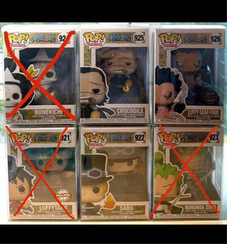 Funko Pop! One Piece (6 figuras)