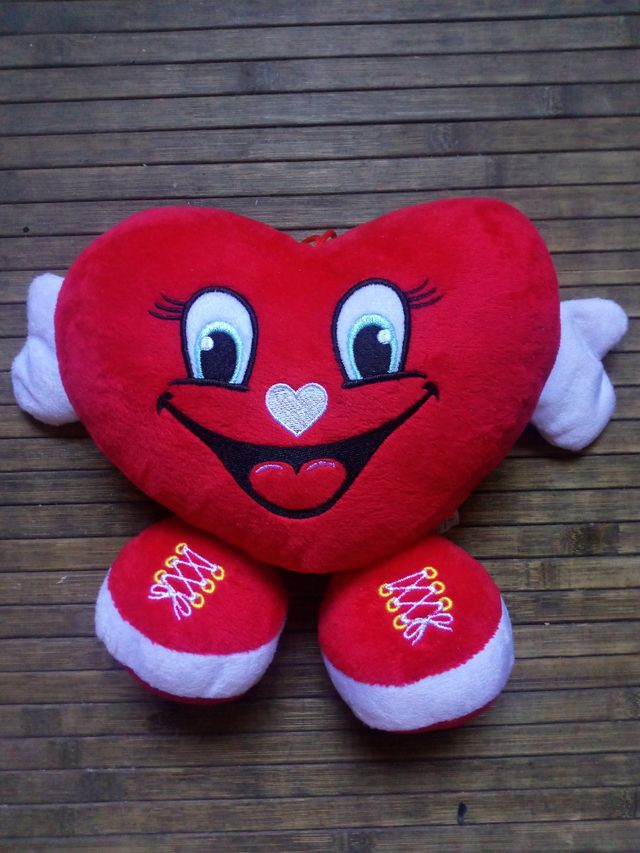 Peluche Corazón Bordado