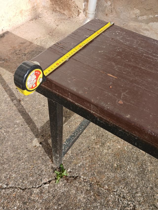 Banco exterior jardin