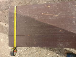 Banco exterior jardin