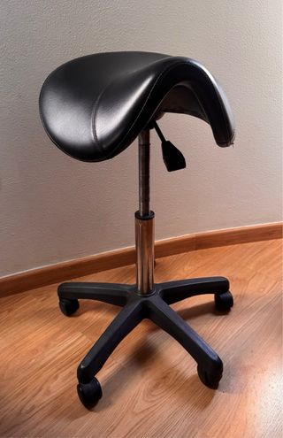 Silla taburete montar hidráulico con ruedas