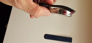 Garmin vivomove Luxe Azul y Plata