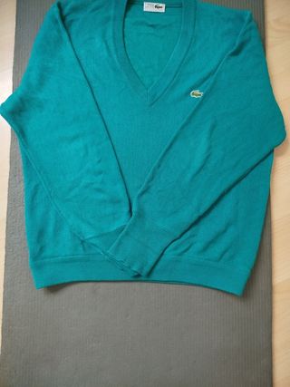 Suéter Lacoste XL Vintage - Verde azulado
