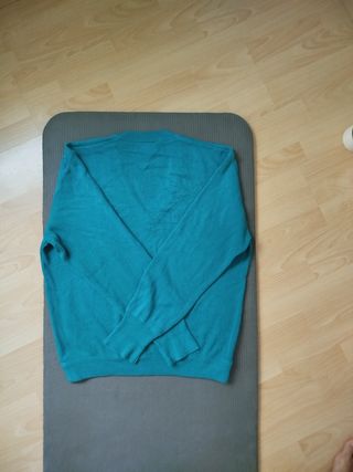 Suéter Lacoste XL Vintage - Verde azulado