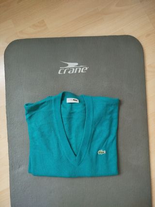 Suéter Lacoste XL Vintage - Verde azulado