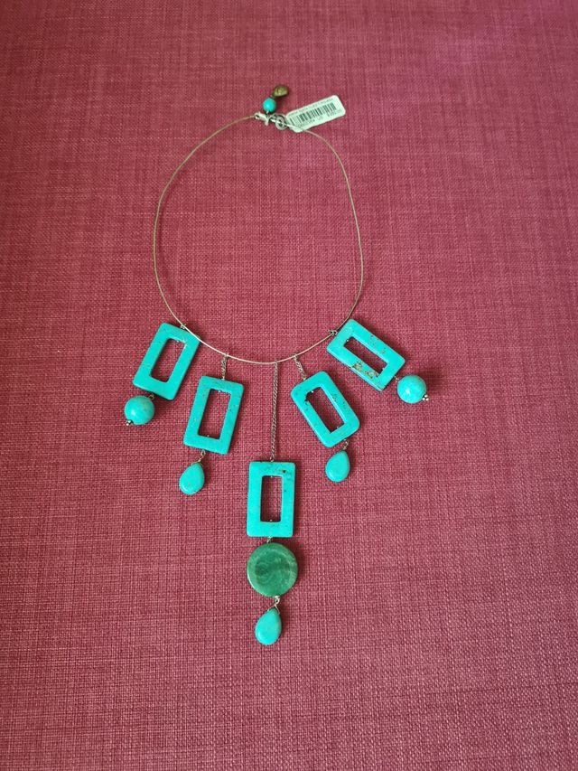 Collar Turquesas Yenny Polanco