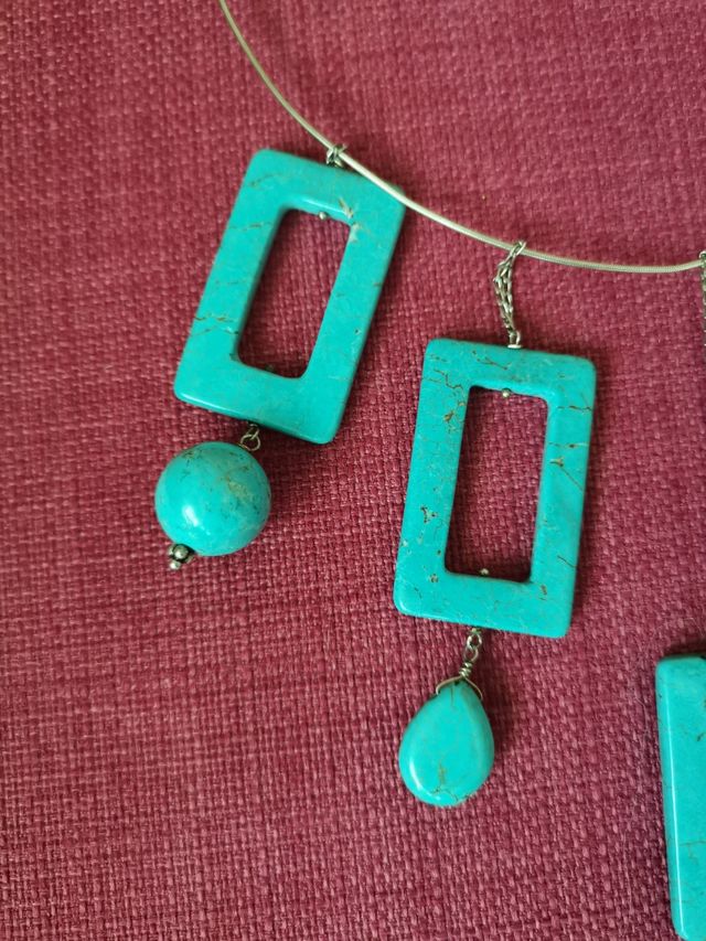 Collar Turquesas Yenny Polanco