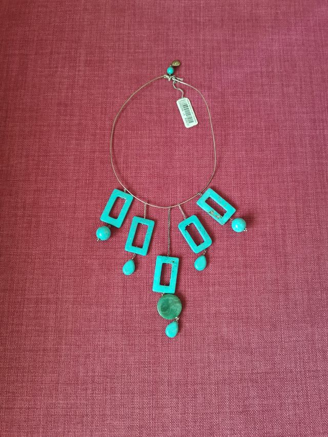 Collar Turquesas Yenny Polanco