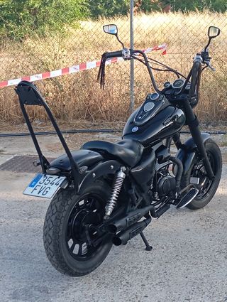Moto 125cc modificada - chopper