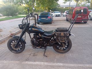 Moto 125cc modificada - chopper