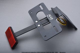 Porta-matrícula AVDB KAWASAKI ZX6R 636 2005 - 2006
